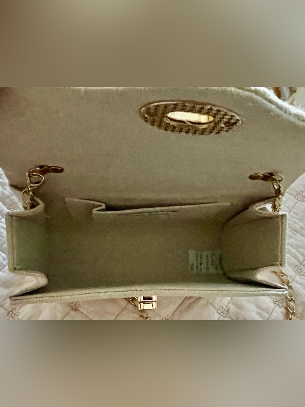 Tommy Bahama Bird & Floral Embroidered Canvas Bamboo Top Handle w Unique Chain - Picture 7 of 16